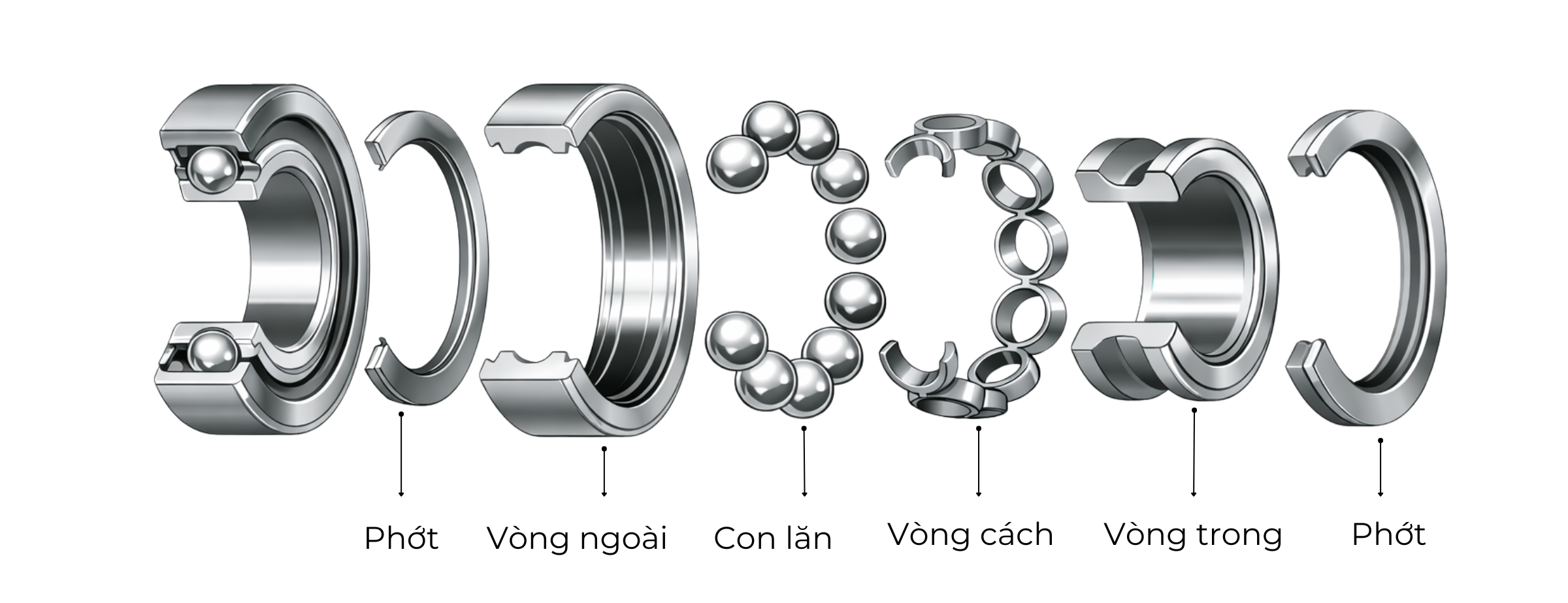 Vòng Bi Là Gì? Cấu Tạo, Nguyên Lý Và Ứng Dụng