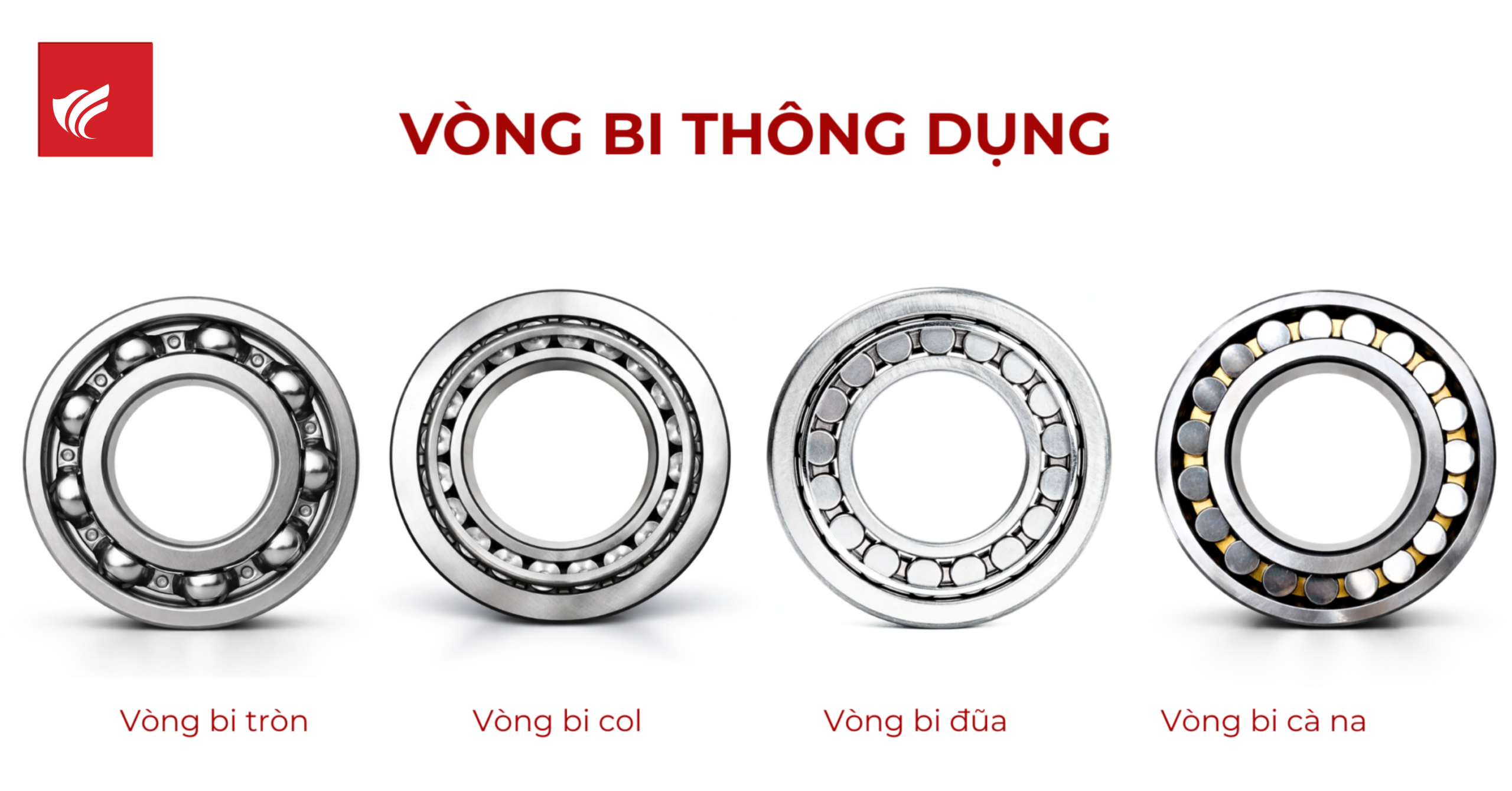 Một số vòng bi thông dụng