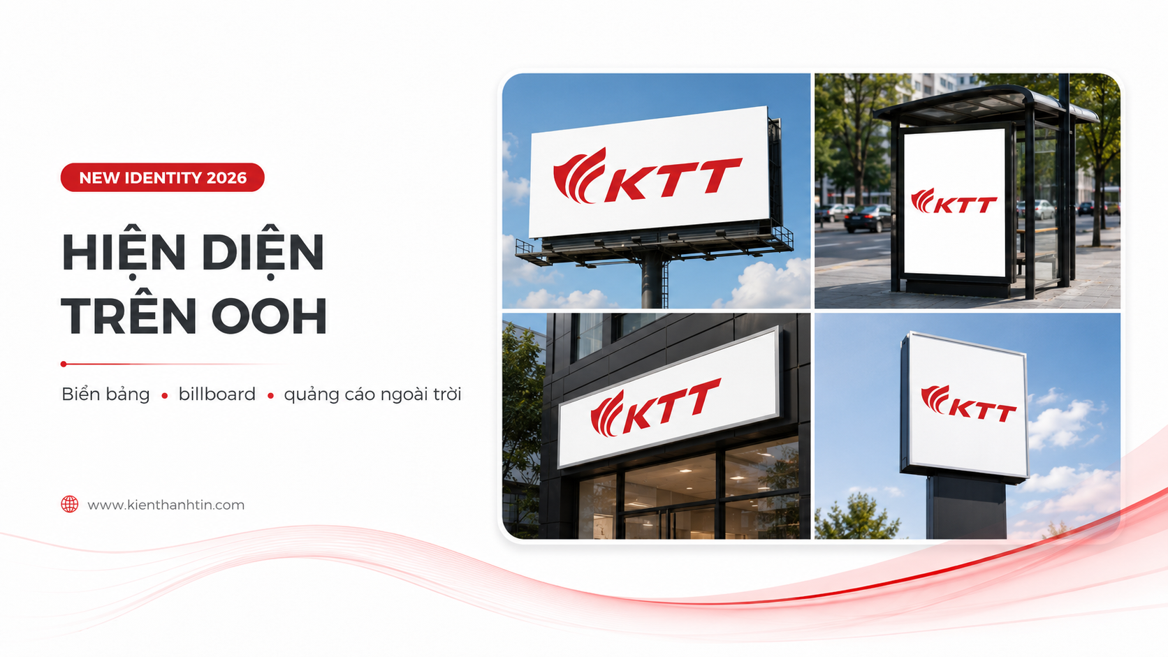 Ứng dụng nhận diện KTT trên các hình thức OOH.